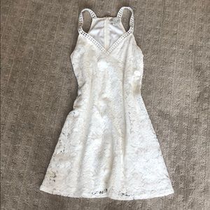 White flowy dress